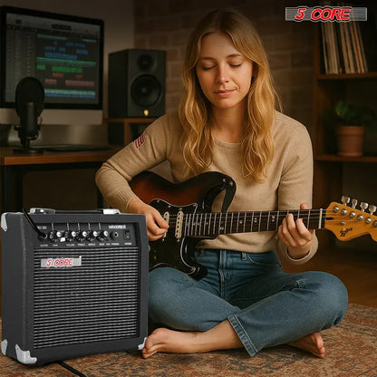 Buy 5 Core 20W Electric Guitar Amp Portable Mini Practice Amplifier