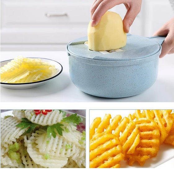 Buy 8 In 1 Mandoline Vegetable Slicer with Peeler & Grater Pro