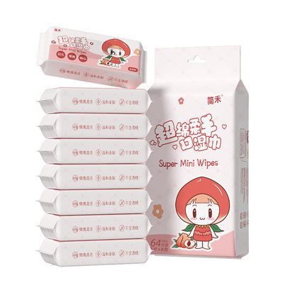 Mini Baby Wet Wipes Gentle Care for Travel Cleaning Use US