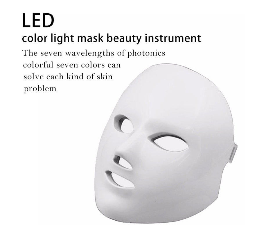 7 Colors LED Mask – Facial Beauty Skin Care & Anti-Aging Therapy global swanky 3