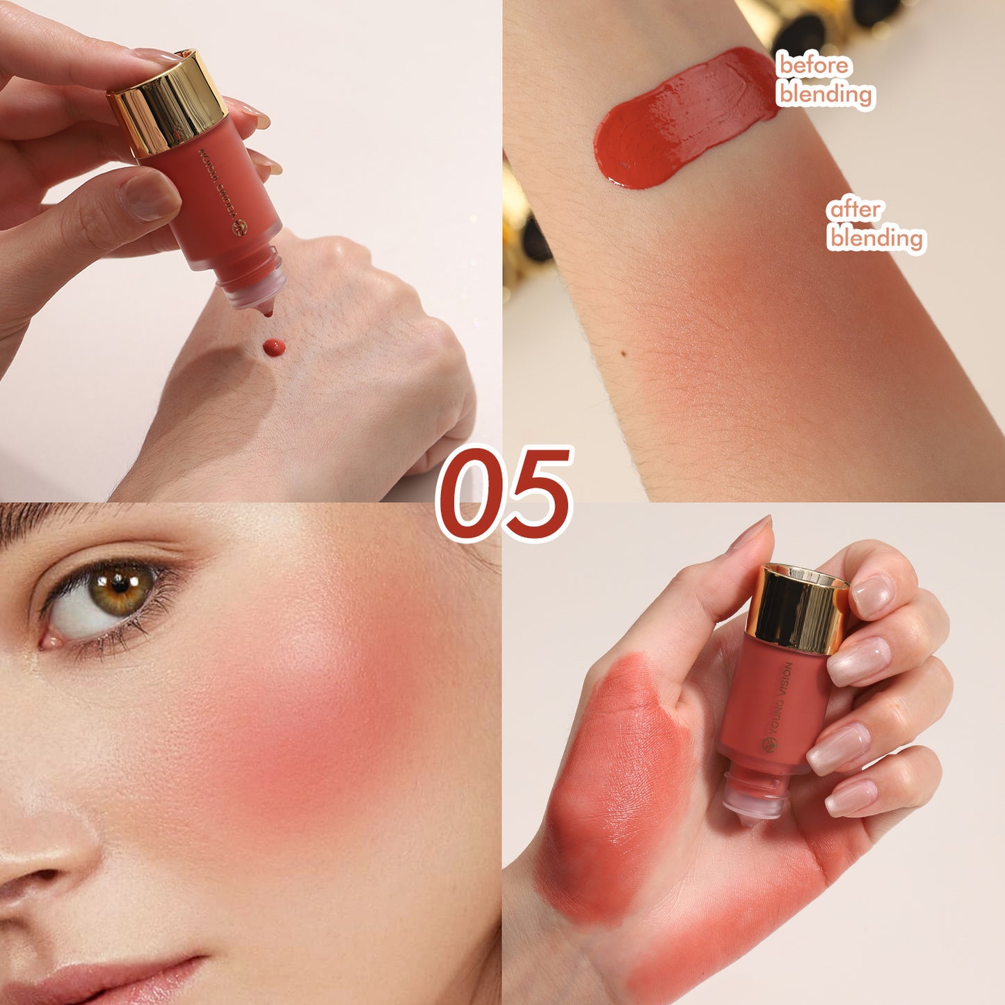 7-color dropper liquid blush
