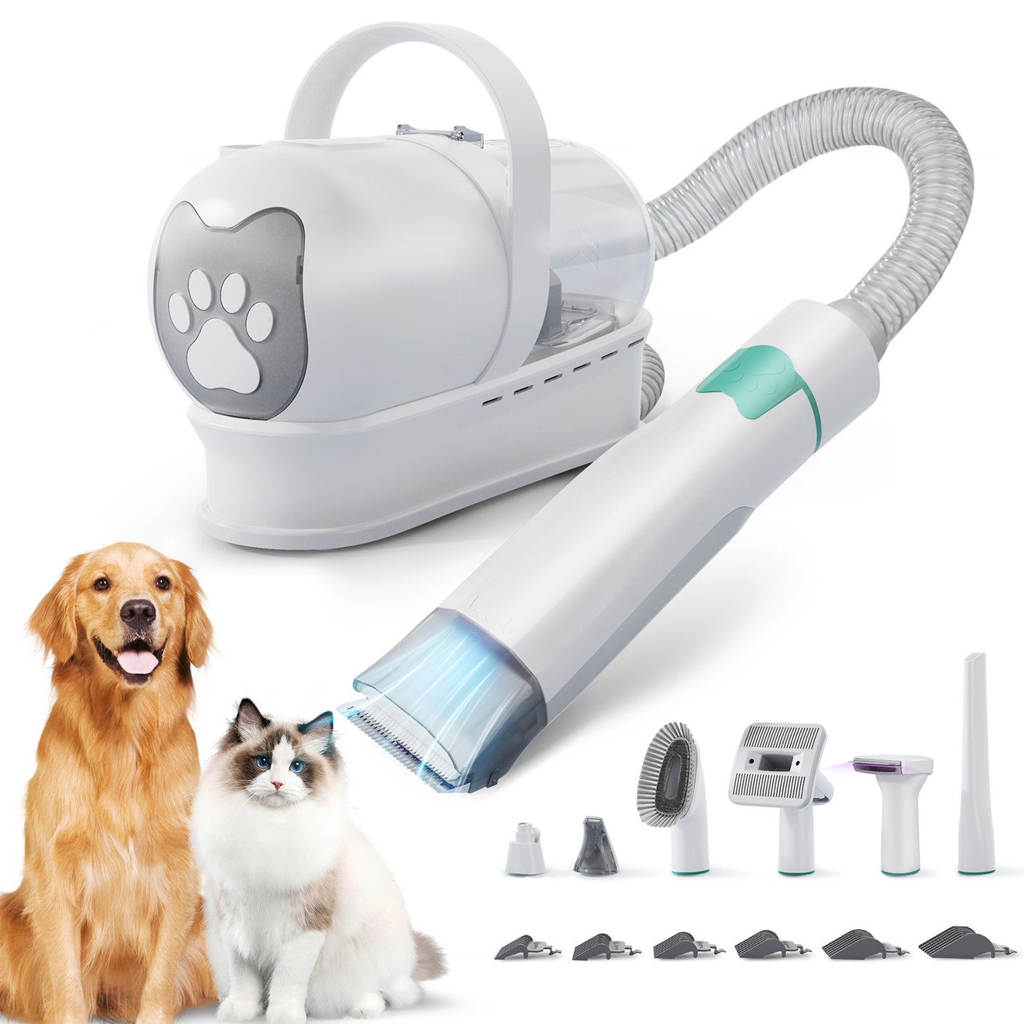 7-in-1 multi-functional pet grooming device