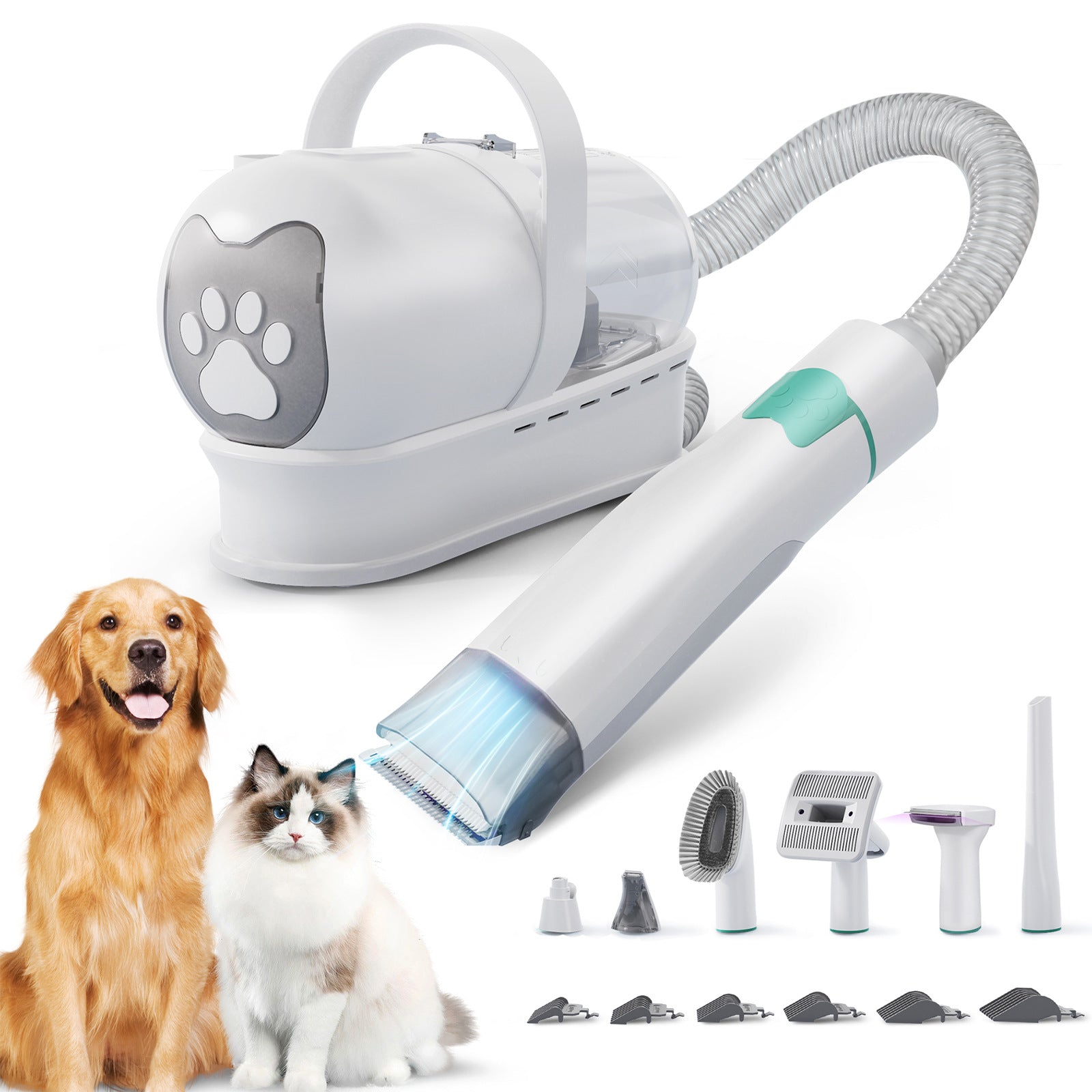 7-in-1 multi-functional pet grooming device