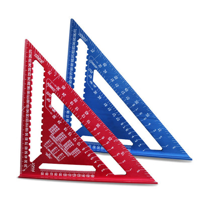 7-Inch Imperial Aluminum Alloy Right Angle Ruler