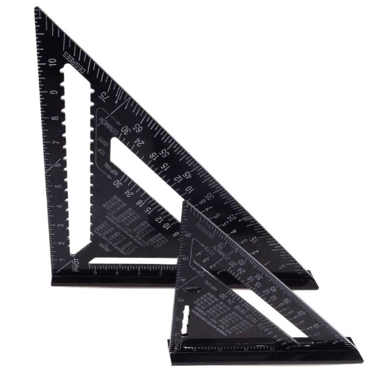 7-Inch Imperial Aluminum Alloy Right Angle Ruler