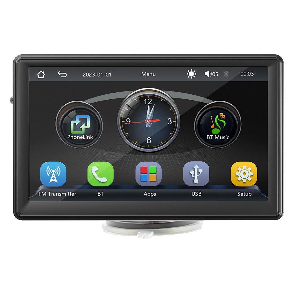 7 Inch Portable Car Display with CarPlay and Backup Camera
