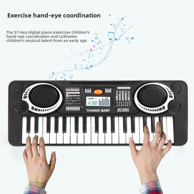7-Key Kids Electronic Piano, Early Education Music Toy for Beginners