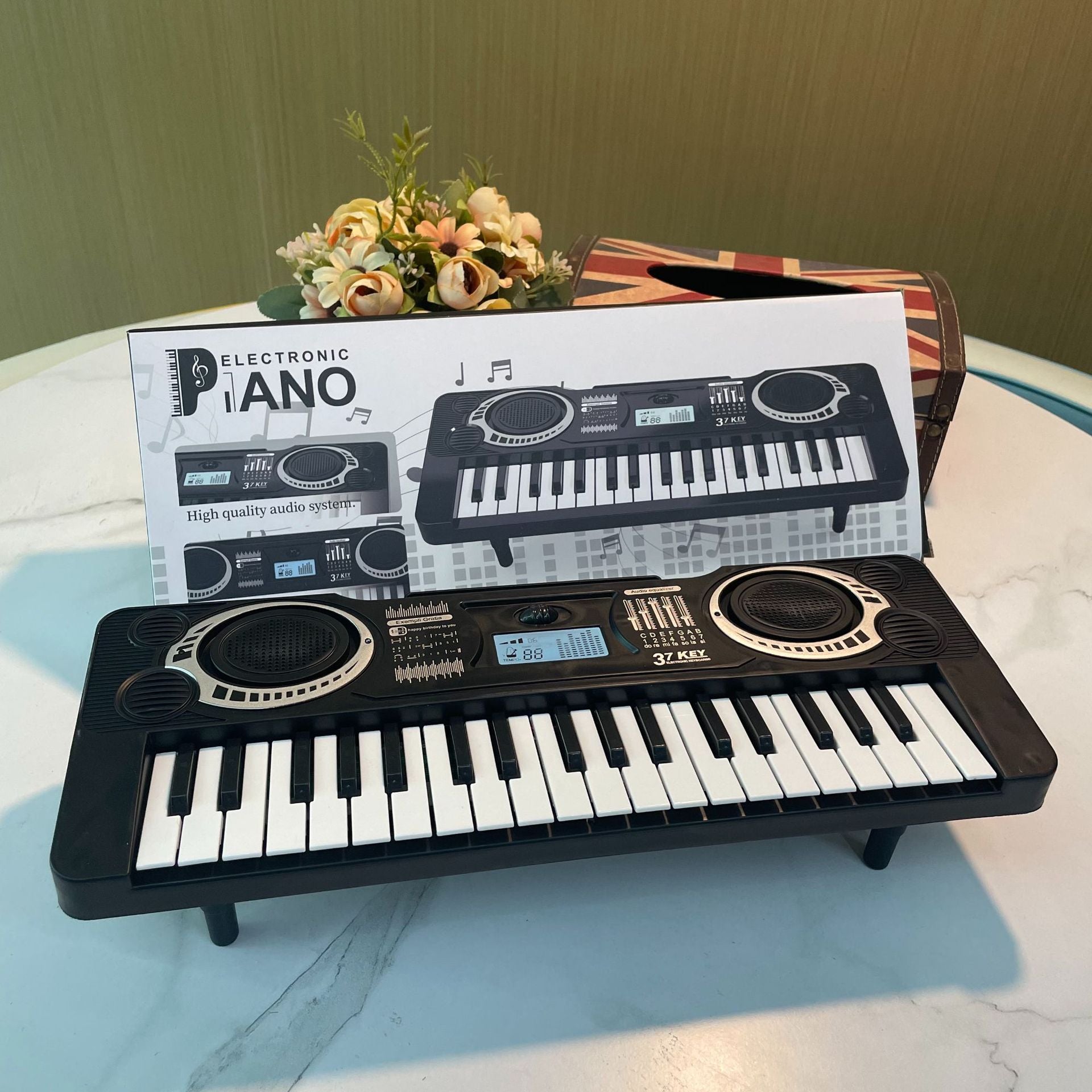 7-Key Kids Electronic Piano, Early Education Music Toy for Beginners