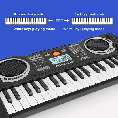 7-Key Kids Electronic Piano, Early Education Music Toy for Beginners