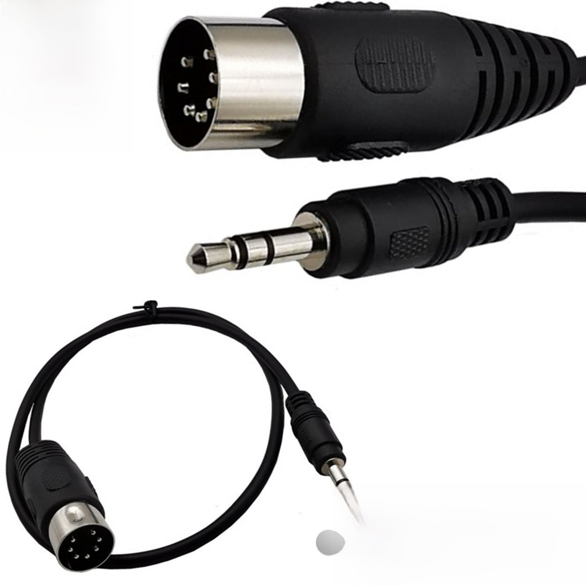 7-Pin DIN to 3.5mm Stereo Audio Video Cable