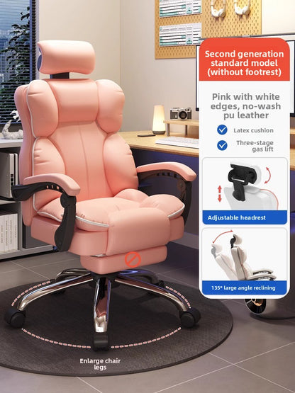 Adjustable Lumbar Support Ergonomic Office Chair for Comfort
