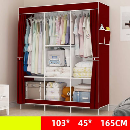 Single Dormitory Dust Closed Wardrobe – Compact Storage