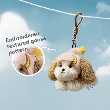 Cute West Highland Puppy Schnauzer Doll Bag Keychain Pendant