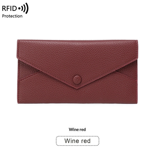 RFID Anti-Theft Women’s Wallet New Stylish Security Wallet