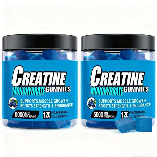 Blueberry Flavored Creatine Gummy for Muscle Growth Support