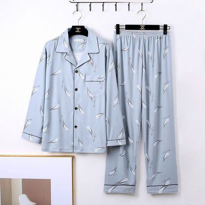 Buy Men’s Minimalist Long Sleeve Pajamas Sleepwear Set