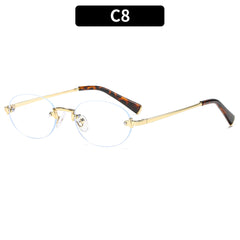 Gold Frame White Lens