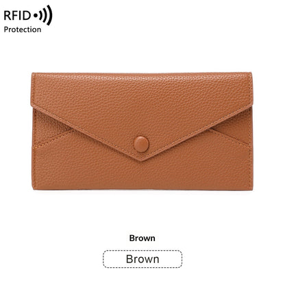 RFID Anti-Theft Women’s Wallet New Stylish Security Wallet