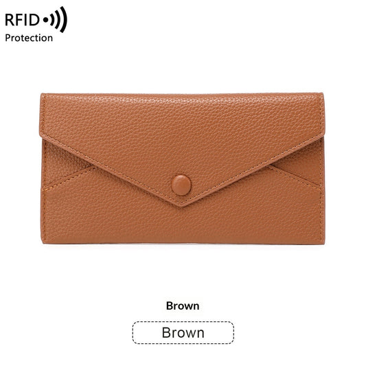 RFID Anti-Theft Women’s Wallet New Stylish Security Wallet