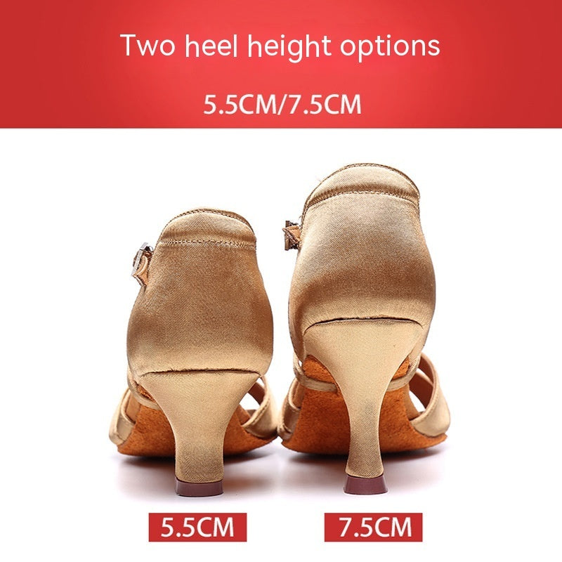 Buy Latin Dance High Heel Shoes | Soft Bottom Ballroom Footwear
