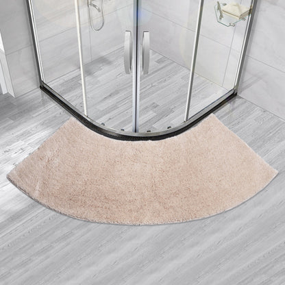 Non-Slip Fan-Shaped Bath Mat for Shower Room Door
