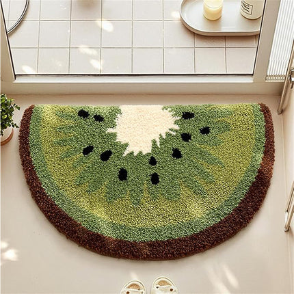 Buy Kiwi Fruit Bath Mats Cute Absorbent Bathroom Rugs