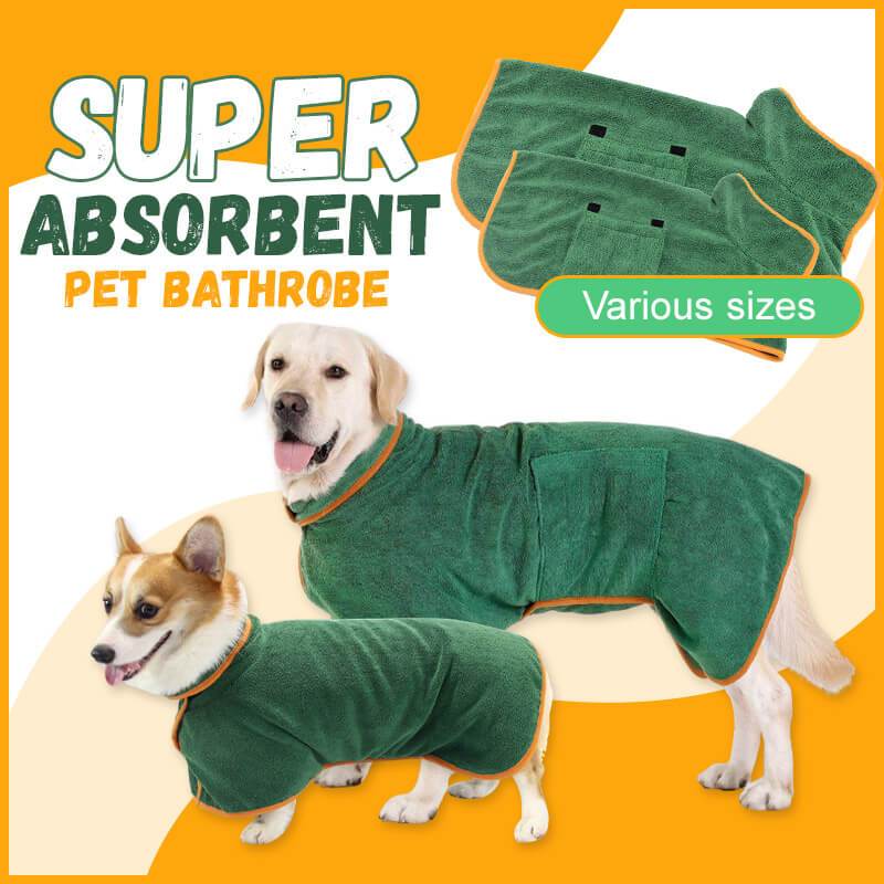 Buy Waist-Wrapped Microfiber Pet Bathrobe Super Absorbent Towel