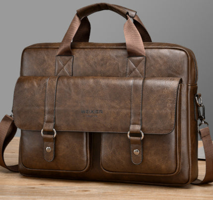 Buy Mens Business Large-Capacity ShoulderCrossbody Modern Briefcase