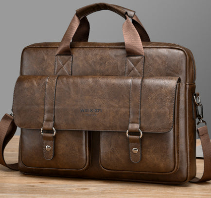 Buy Mens Business Large-Capacity ShoulderCrossbody Modern Briefcase