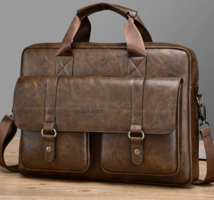 Buy Mens Business Large-Capacity ShoulderCrossbody Modern Briefcase