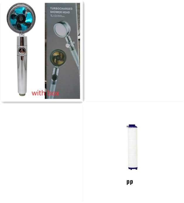 Buy Shower Head Water Saving – 360° Rotating ABS Rain Nozzle