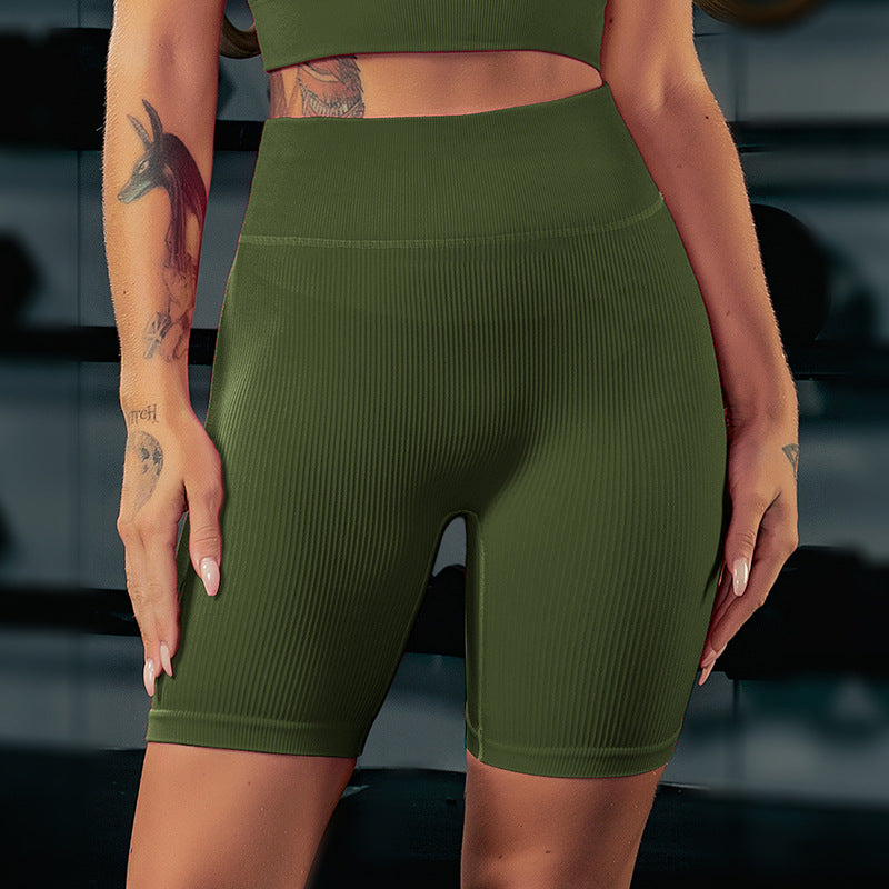 Hip Lift Yoga Gym Training Suit Shorts for Running & Cycling