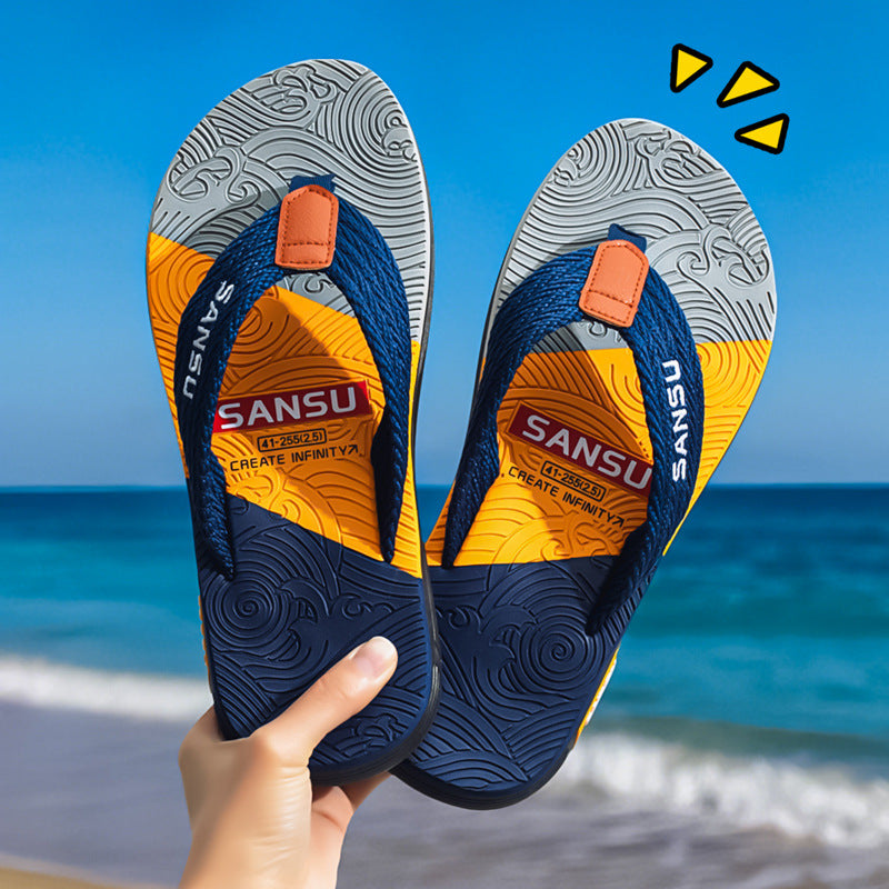 Men’s Outdoor Flip-Flops – Comfortable Slippers for Home Use