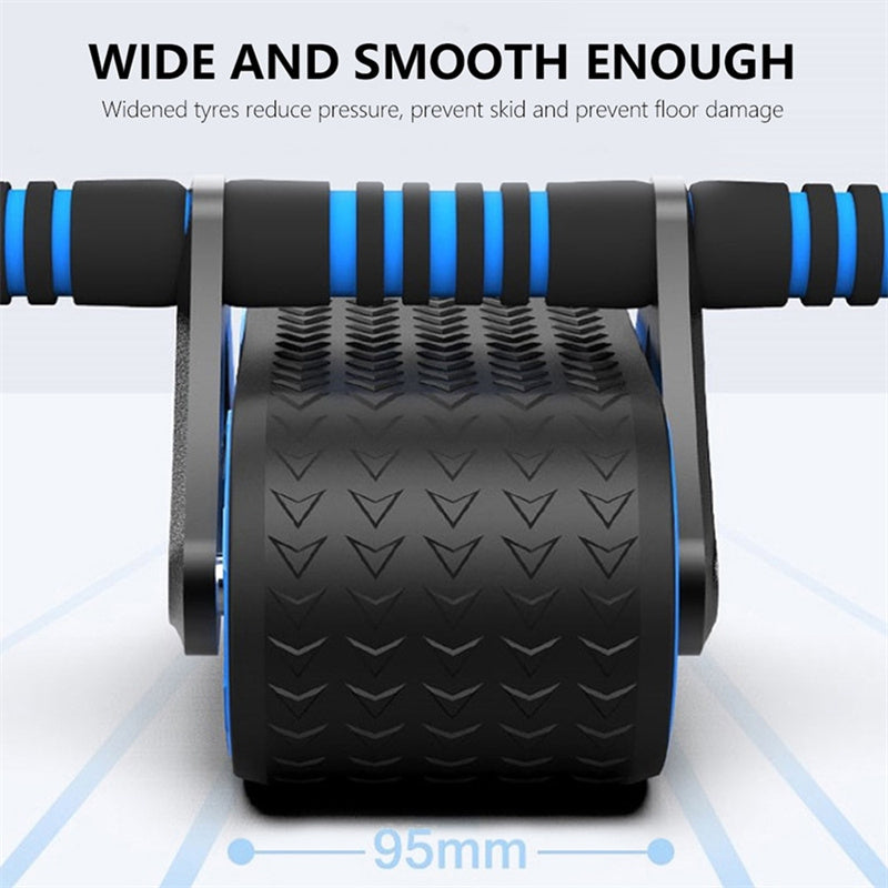 Buy Automatic Rebound Double Wheel Ab Roller for Men Women Gym