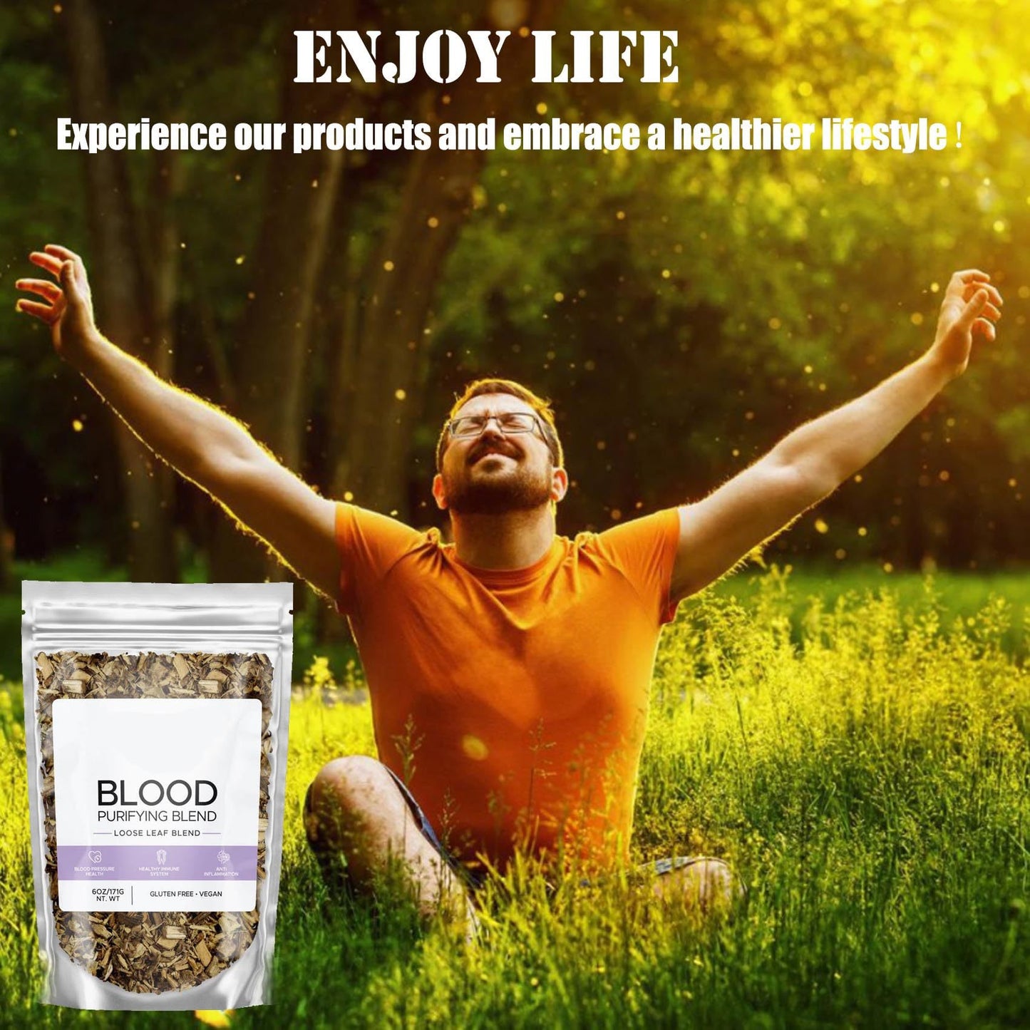 Blood Purification Mixed Tea for Daily Body Cleanse Easily