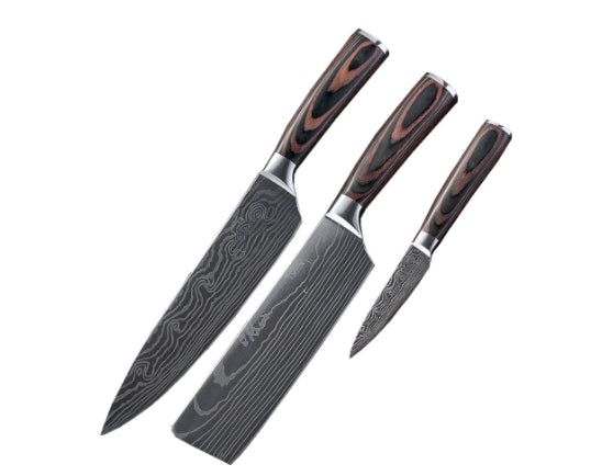 Chef Knives Kitchen Knives Cleaver and Slicing Knife Set