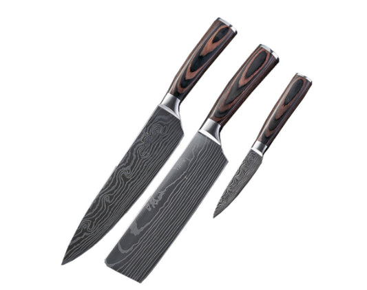 Chef Knives Kitchen Knives Cleaver and Slicing Knife Set
