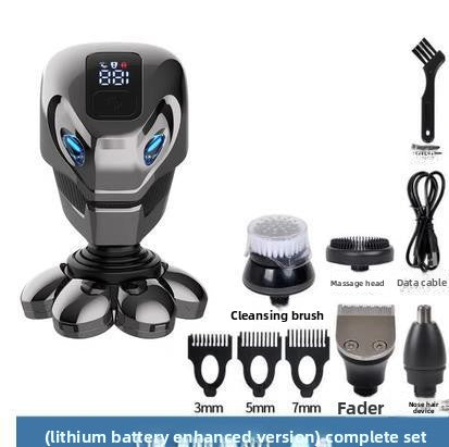 7D Floating Head Electric Shaver with LED Display