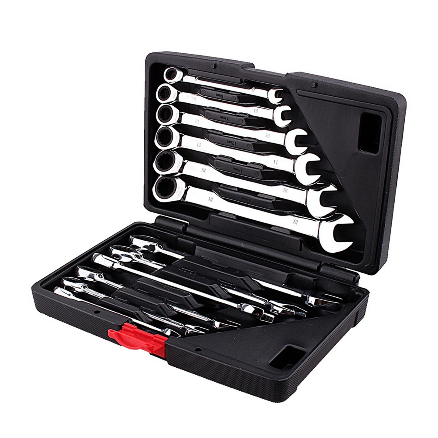 Buy 12pcs Fixed Spanners Ratchet Wrench Kit High Torque Tool Set