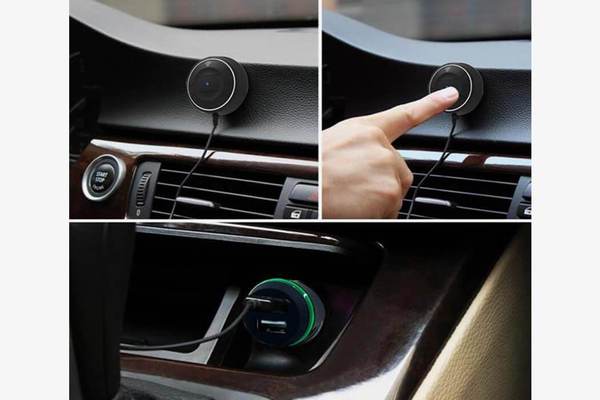 Car Hands Free Phone Music Player with Bluetooth Audio