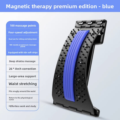 Adjustable Magnetic Lumbar Traction Device for Pain Relief