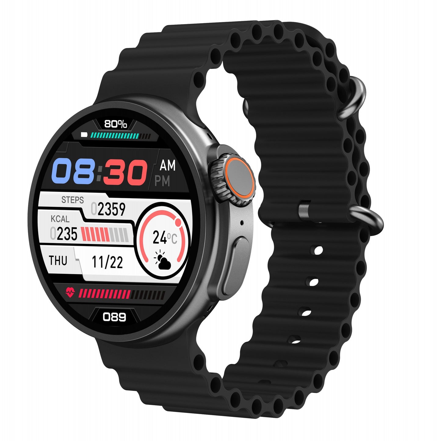 Buy New K9 Smart Watch 1.39 Round Dial NFC Wireless Charging Pay