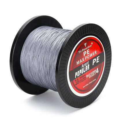 4-Strand Braided PE Fishing Line 300M – High Strength, Strong Pull & Ultra Durable Main Line