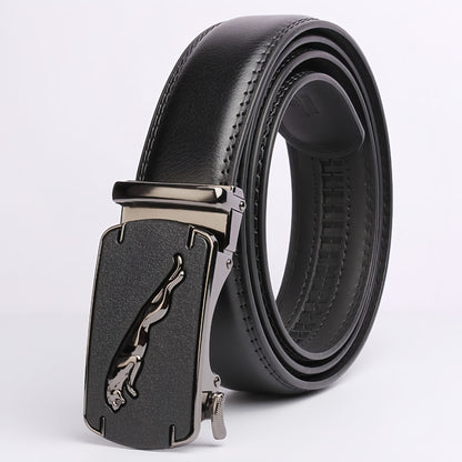 Men’s Genuine Leather Belt Automatic Buckle Stylish & Durable
