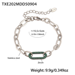 Steel Green Zircon