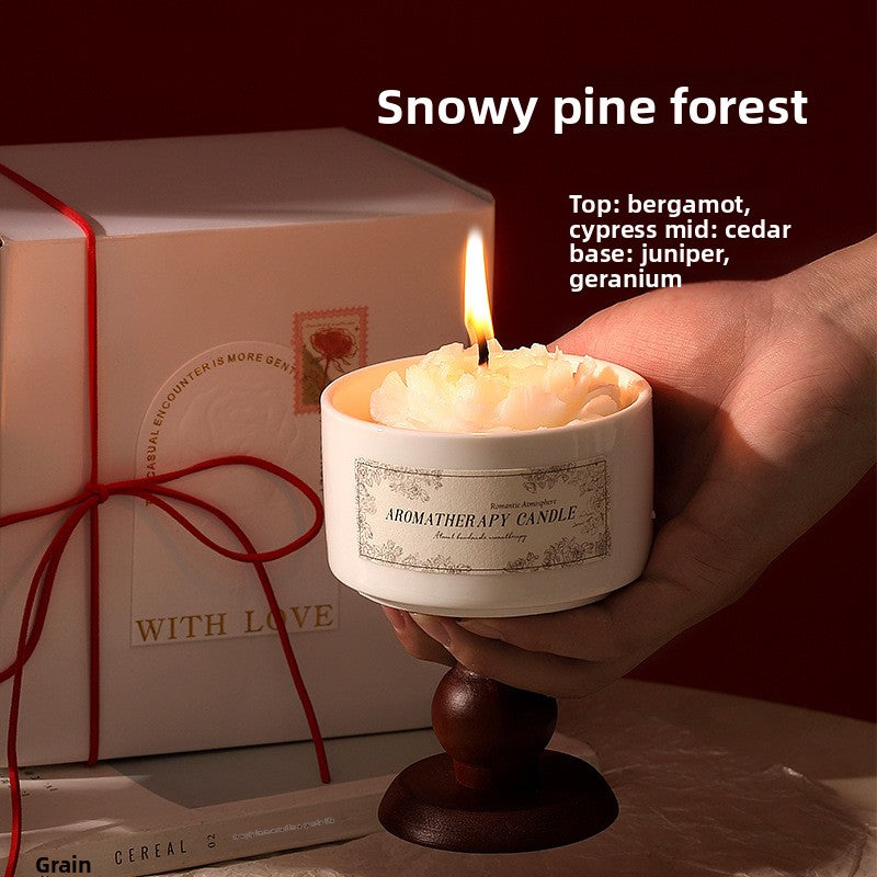 Floral Aromatherapy Candles for Relaxing Home Fragrance