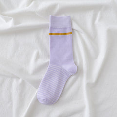 Purple Base With Ribbed Cuffs