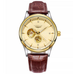 Gold plated case gold dial