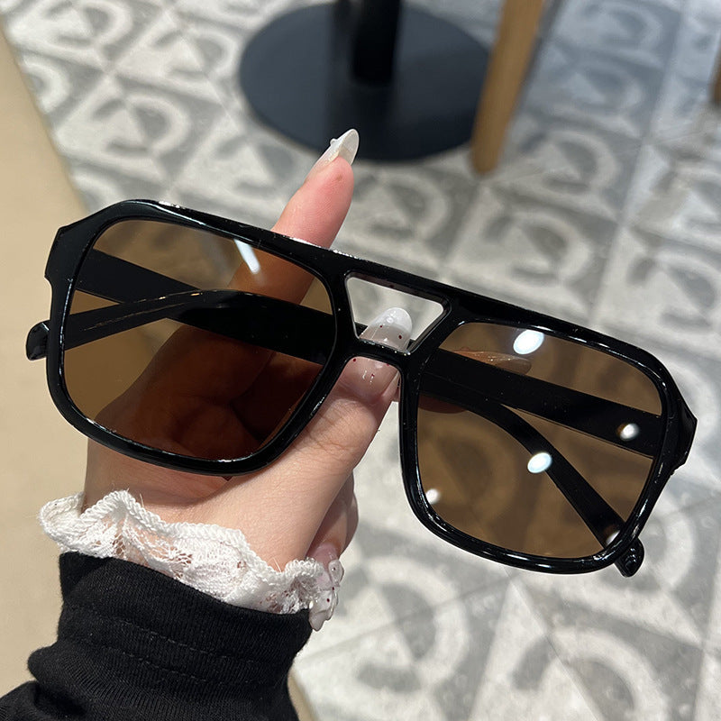 Double Beam Candy Color Sunglasses for Chic Summer Style
