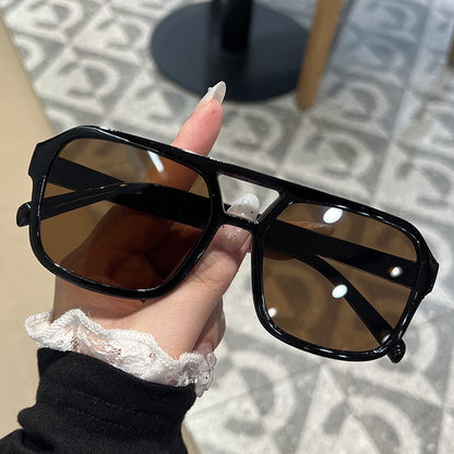Double Beam Candy Color Sunglasses for Chic Summer Style